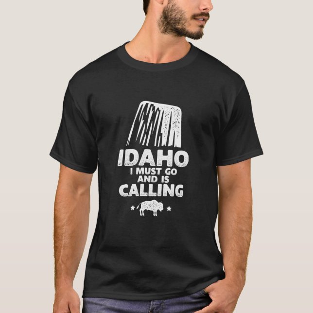 Idaho Mountains Diamond Peak Traveling Wilderness T-Shirt (Front)