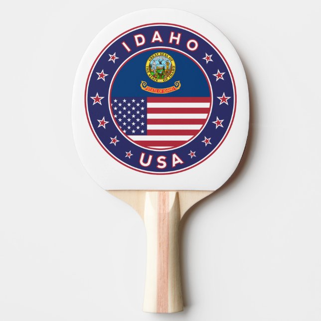 Idaho Ping Pong Paddle (Front)
