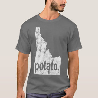 Idaho Potato  Distressed Idaho Tater Food Foodie  T-Shirt