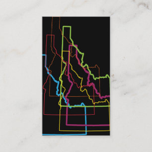 idaho pride blur business card