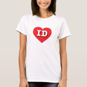 Idaho Red Heart - I love ID T-Shirt