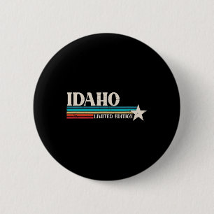 Idaho Retro 6 Cm Round Badge