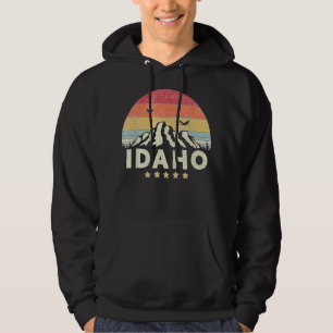 Idaho Retro Style ID USA Hoodie