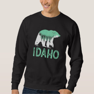 Idaho Rocky Mountains Id Yellowstone Grizzly Bears Sweatshirt