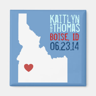 Idaho Save the Date - Customisable City Magnet