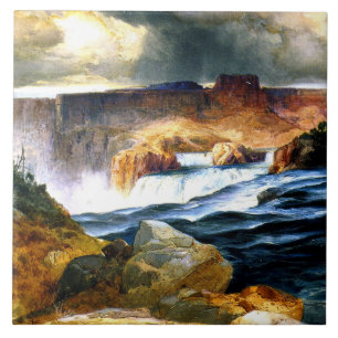 Idaho, Shoshone Falls, Snake River Ceramic Tile