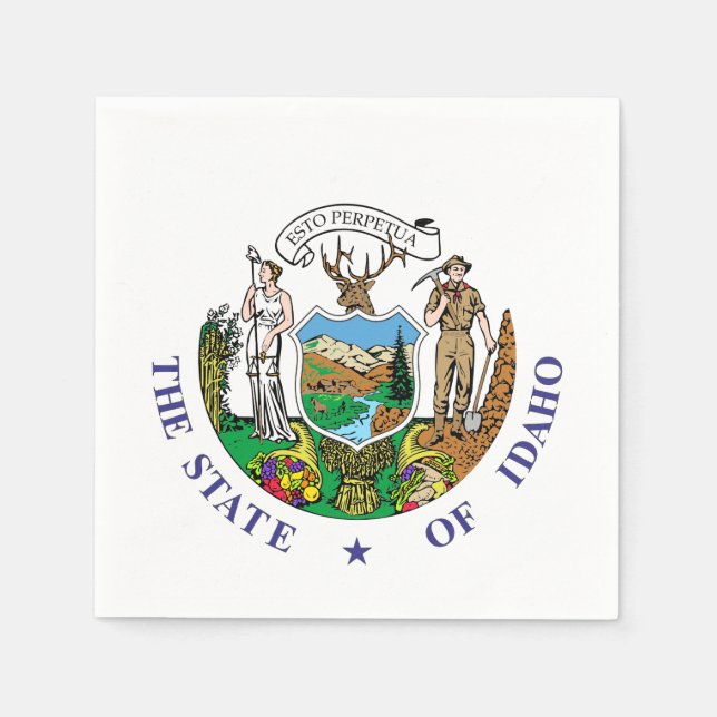 Idaho sign napkin (Front)