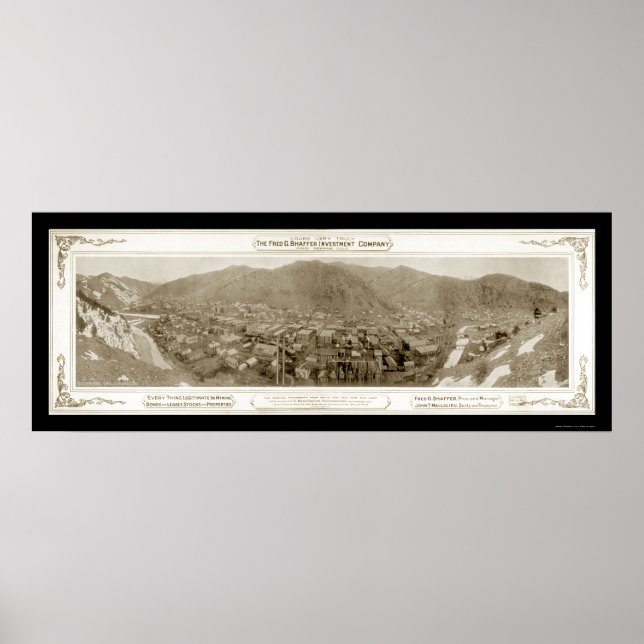 Idaho Springs, CO Photo 1903 Poster (Front)