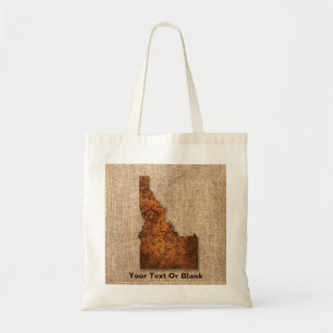 Idaho Spud Map Tote Bag
