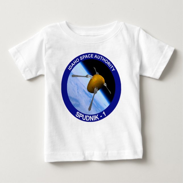 Idaho Spudnik Satellite Mission Patch Baby T-Shirt (Front)