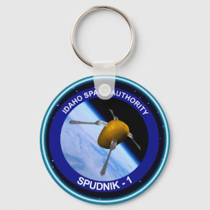 Idaho Spudnik Satellite Mission Patch Key Ring