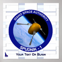 Idaho Spudnik Satellite Mission Patch