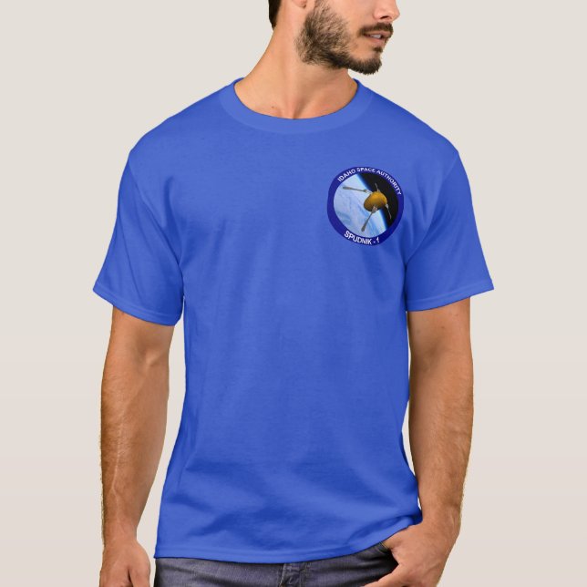 Idaho Spudnik Satellite Mission Patch T-Shirt (Front)