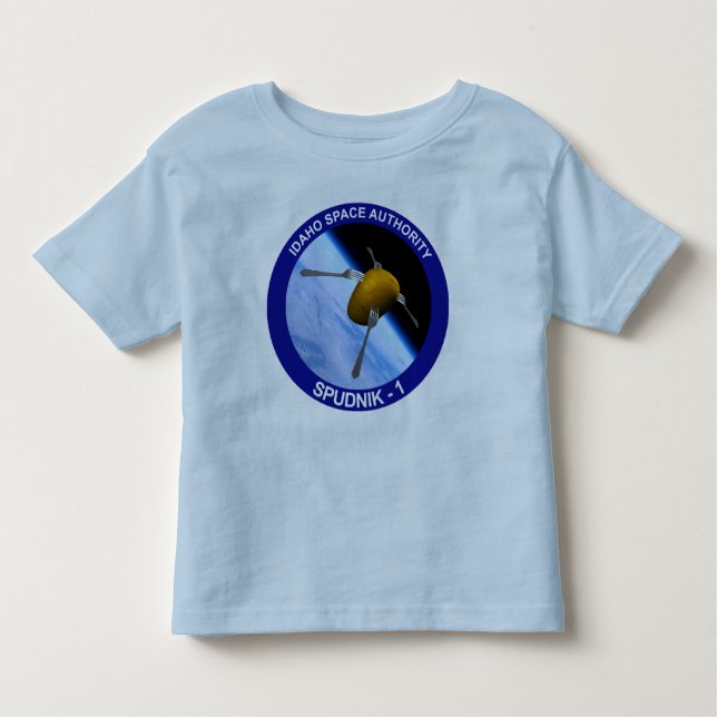 Idaho Spudnik Satellite Mission Patch Toddler T-Shirt (Front)