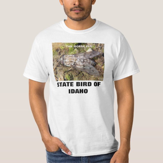 IDAHO STATE BIRD : THE HORSE FLY T SHIRT (Front)