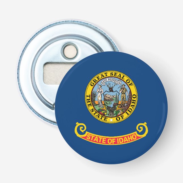 Idaho State Flag Bottle Opener (Front)