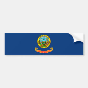 Idaho State Flag Design Bumper Sticker