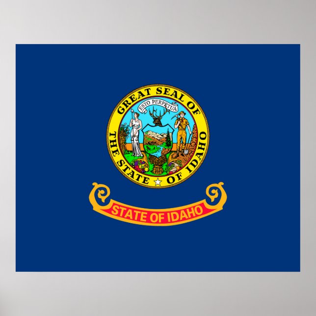 Idaho State Flag Design Decor (Front)