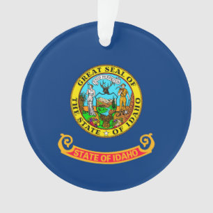 Idaho State Flag Design Ornament