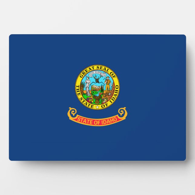 Idaho State Flag Design Plaque (Front)