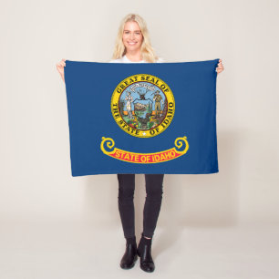 Idaho State Flag Fleece Blanket