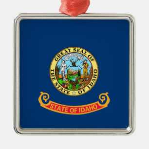 Idaho State Flag Metal Ornament