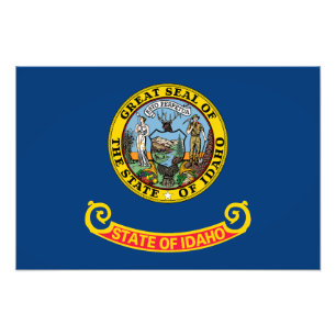 Idaho State Flag Photo Print