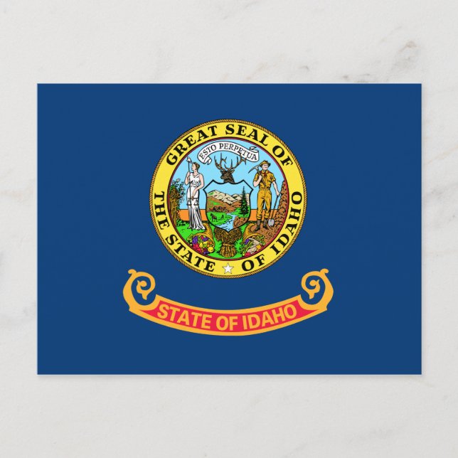 Idaho State Flag Postcard (Front)