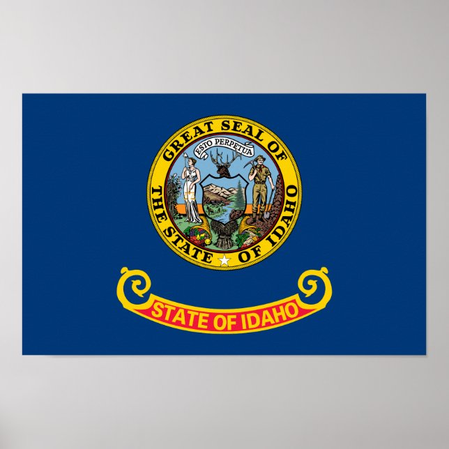 Idaho State Flag Poster (Front)