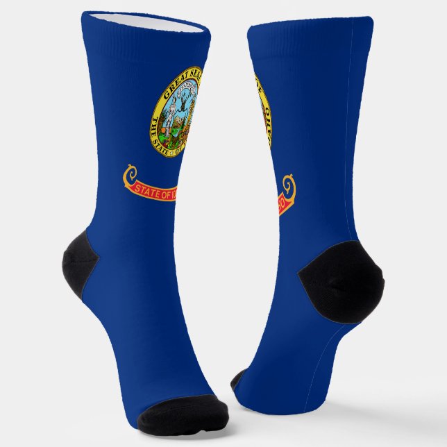 Idaho State flag Socks (Angled)