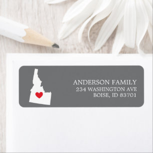 IDAHO State   Moving Return Address Label