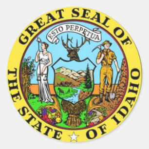 Idaho State Seal Stickers