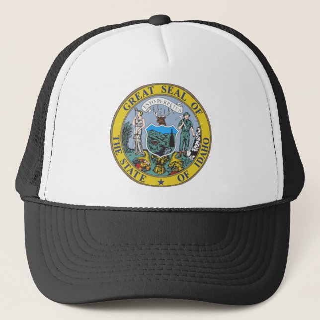 Idaho State Seal Trucker Hat (Front)