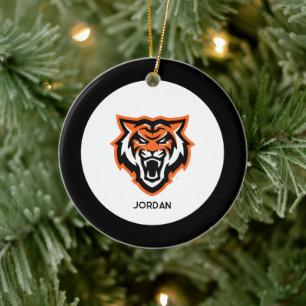 Idaho State University Bengals Spirit Design Ceramic Ornament