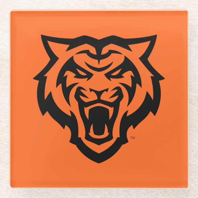 Idaho State University Bengals Spirit Design Glass Coaster (Front)