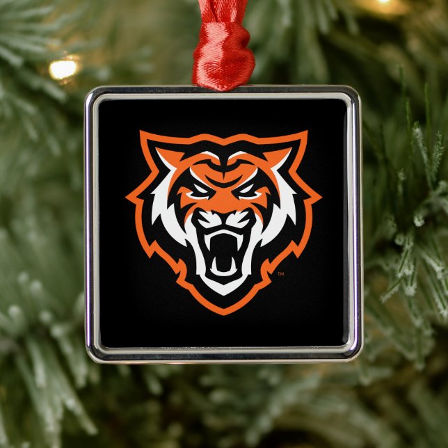 Idaho State University Bengals Spirit Design Metal Ornament (Tree)