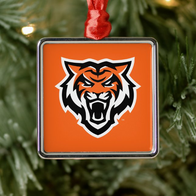 Idaho State University Bengals Spirit Design Metal Ornament (Tree)