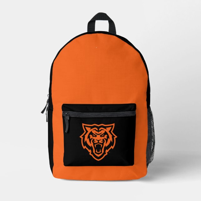 Idaho State University Bengals Spirit Design Printed Backpack (Front)