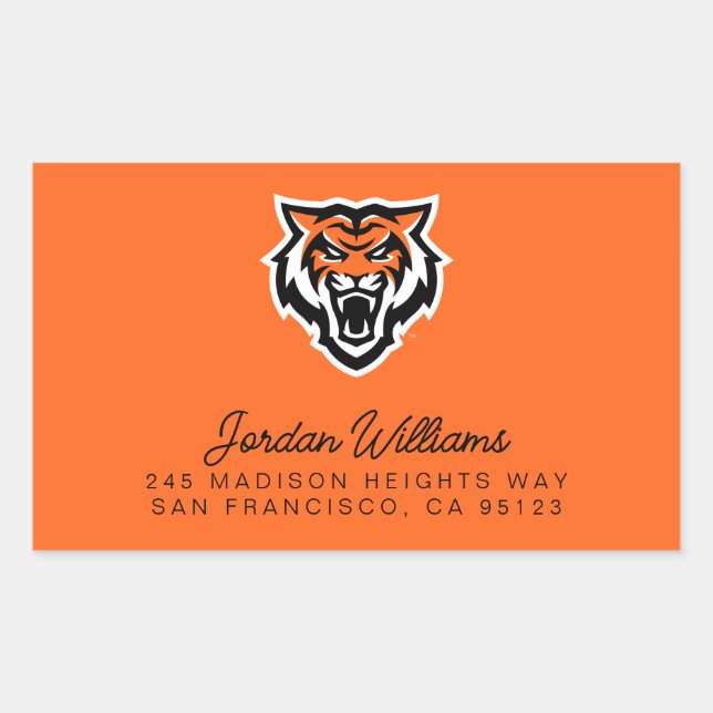 Idaho State University Bengals Spirit Design Rectangular Sticker (Front)