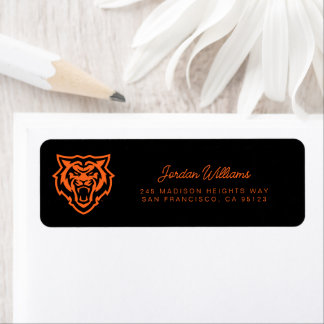 Idaho State University Bengals Spirit Design Return Address Label