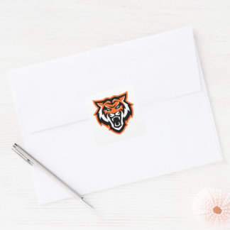 Idaho State University Bengals Spirit Design Square Sticker