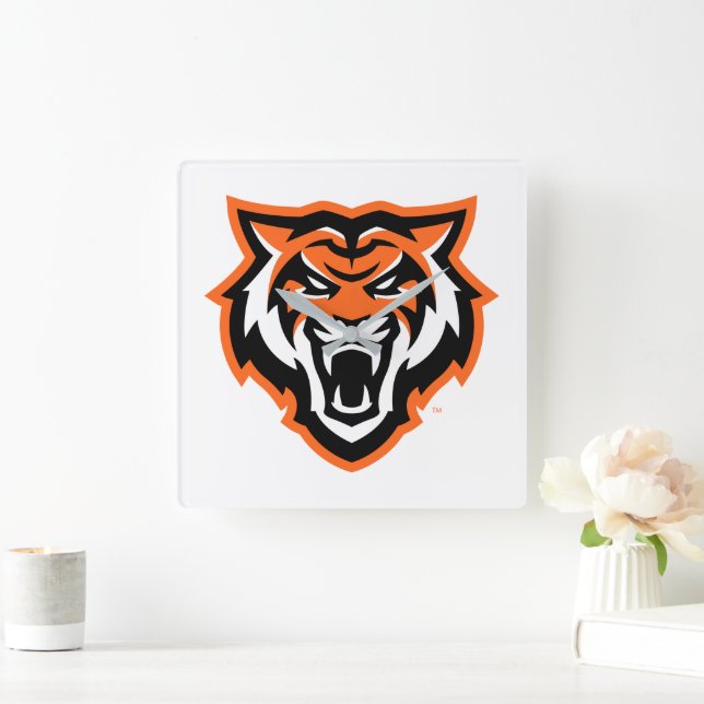 Idaho State University Bengals Spirit Design Square Wall Clock (Home)