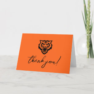 Idaho State University Bengals Spirit Design Thank You Card