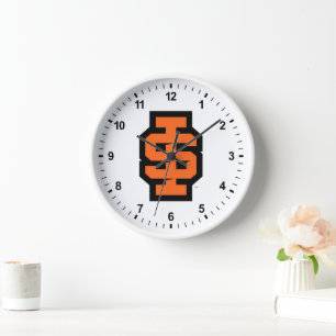 Idaho State University Bold Bengals Logo Clock