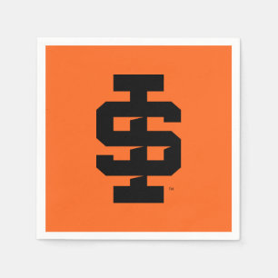 Idaho State University Bold Bengals Logo Napkin