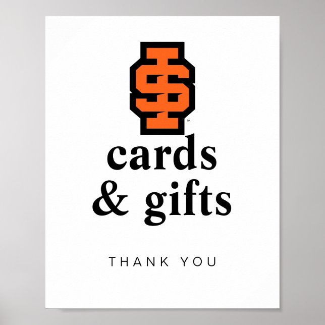 Idaho State University Bold Bengals Logo Poster (Front)