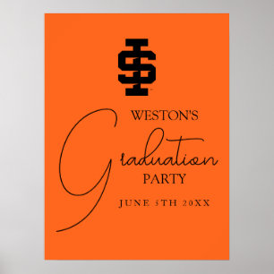 Idaho State University Bold Bengals Logo Poster