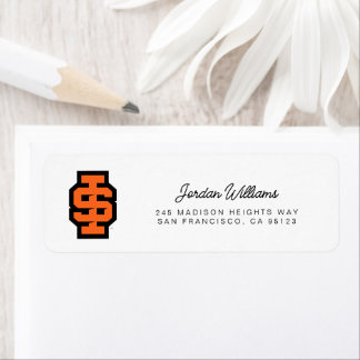 Idaho State University Bold Bengals Logo Return Address Label