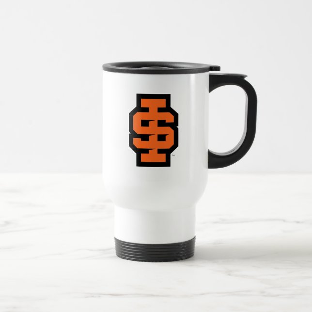 Idaho State University Bold Bengals Logo Travel Mug (Right)