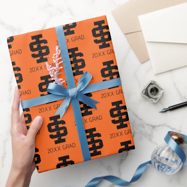 Idaho State University Bold Bengals Logo Wrapping Paper (Gifting)